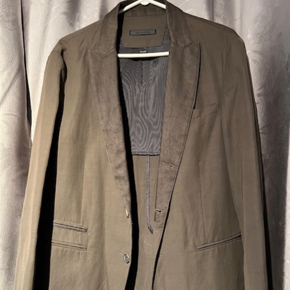John Varvatos Brown Sport Coat Blazer